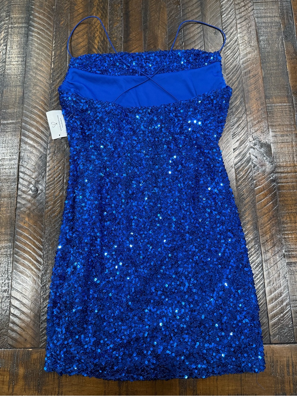 Windsor Cobalt Blue Sequin Party Top